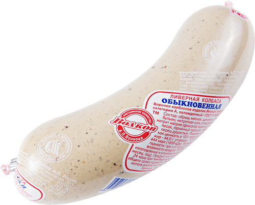 Колбаса Волков Ливерная Обыкновенная 300 г