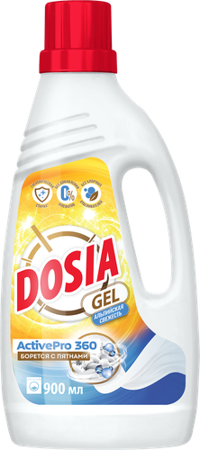 

Гель для стирки Dosia Альпийская Свежесть 900 мл