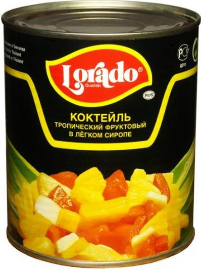 

Коктейль Lorado Тропический 850мл