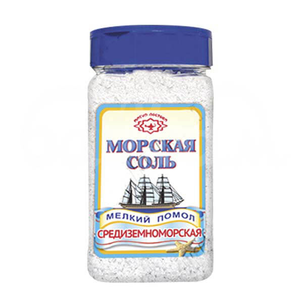 Соль Морская Магия Востока 410гр Мелкий помол пл/б