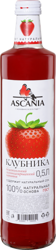 

Лимонад Ascania клубника стекло