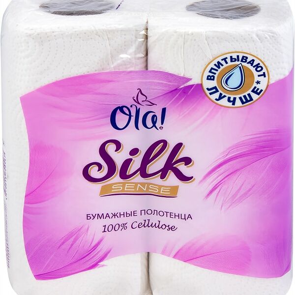 Бумажные полотенца Ola! Silk Sense 2 рулона