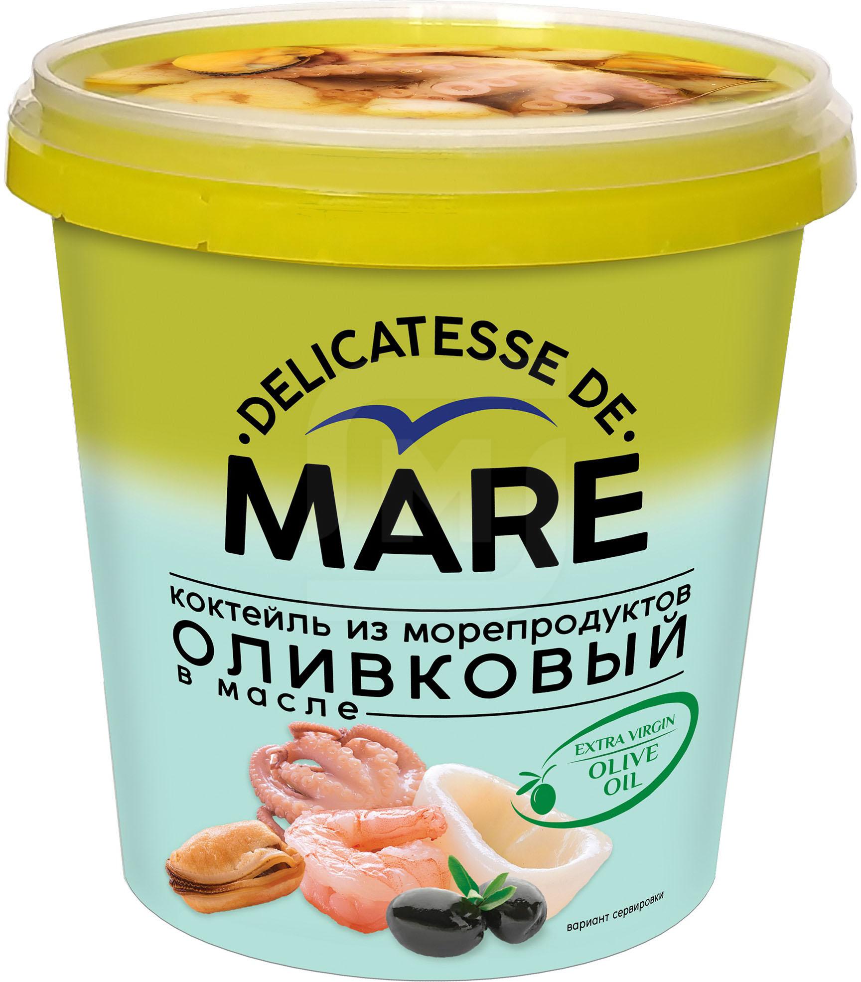 

Коктейль из морепродуктов Балтийский Берег Оливковый в масле