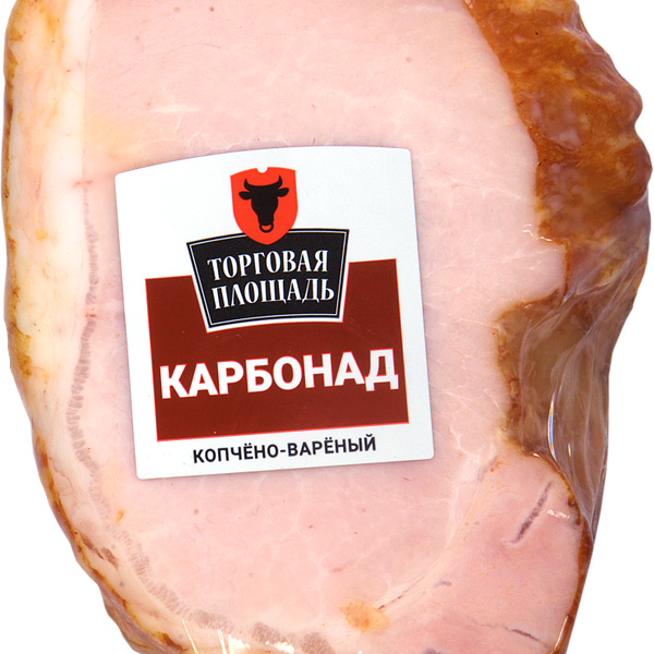 Карбонад Торговая площадь копчено-вареный, вес