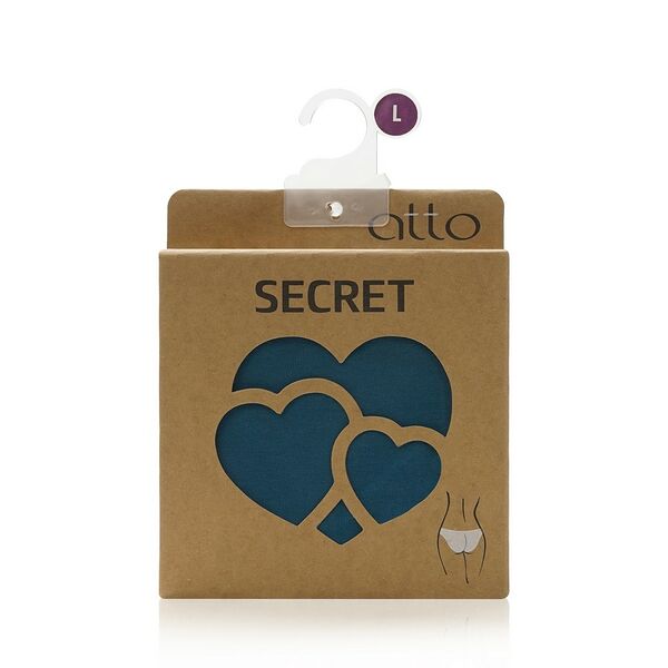 Женские трусы - слипы Atto Secret , Изумрудный , L