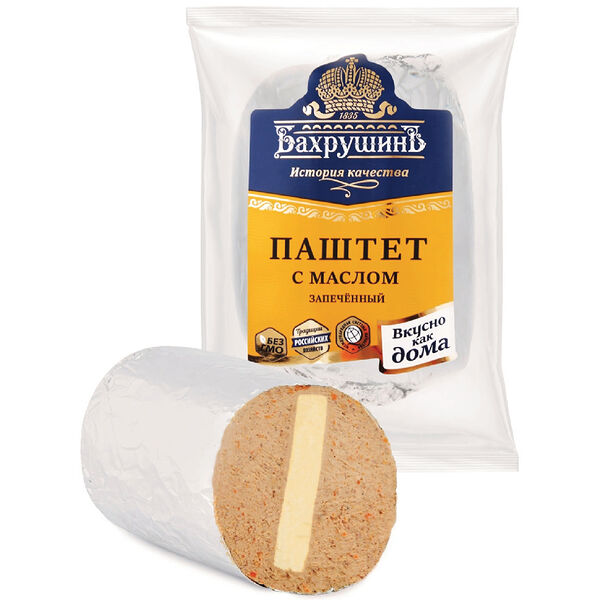 Паштет запечённый БахрушинЪ Люкс с маслом