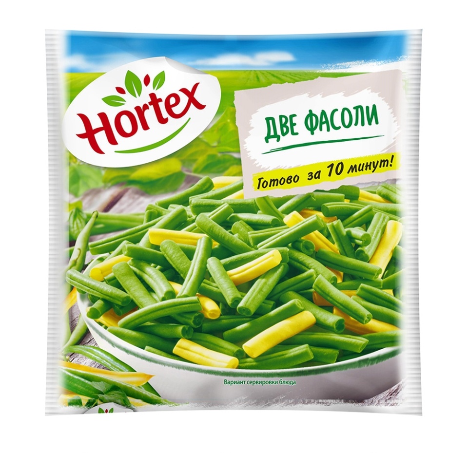 

Смесь Hortex Две фасоли быстрозамороженная 400 г