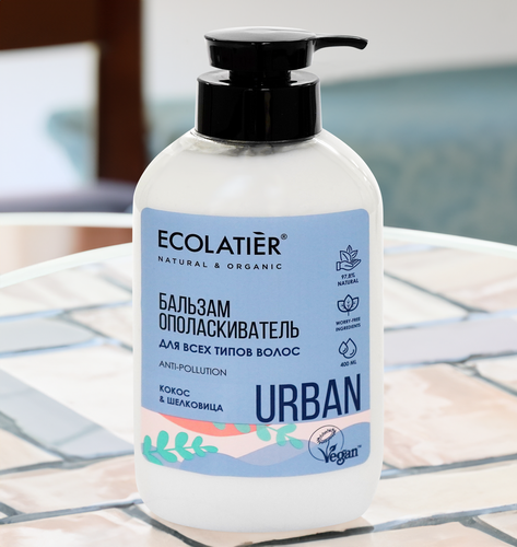 

Бальзам-ополаскиватель Ecolatier Urban Кокос и шелковица 400 мл
