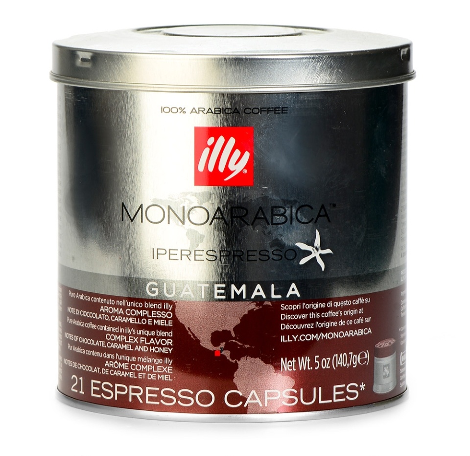 

Кофе в капсулах Illy Guatemala средней обжарки 21 капсула 292 г
