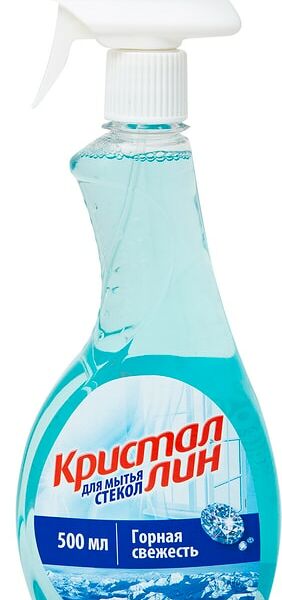 Средство для мытья стекол Кристаллин Горная свежесть 500мл