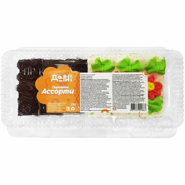 Пирожное Набор Ассорти, 350г