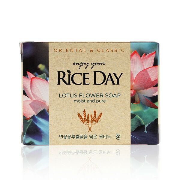Мыло туалетное Rice Day с экстрактом лотоса 100 г