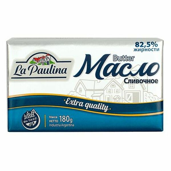 Масло сливочное La Paulina 82,5%