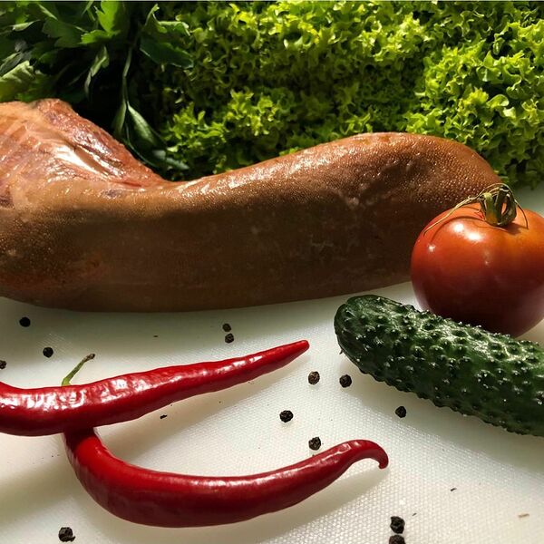 Язык говяжий варено-копченый на развес