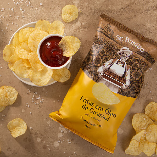 Чипсы картофельные С.Базилио с солью Португалия