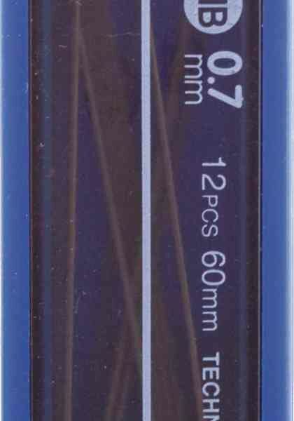 Грифели для механического карандаша Milan твёрдость: HB, 0,7 мм, 12 шт.