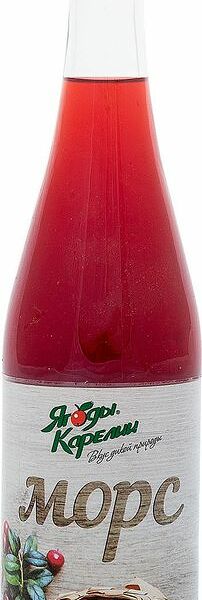 Морс Брусника прямой отжим ТМ Ягоды Карелии