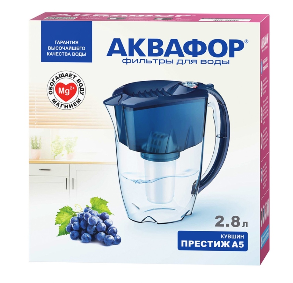 

Фильтр-кувшин для воды Аквафор Престиж 2.8 л в ассортименте