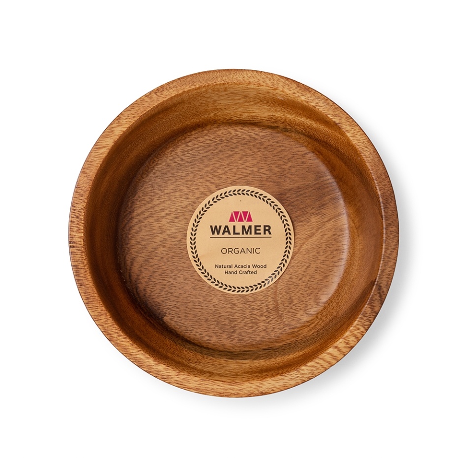 

Миска Walmer Organic Rondo темное дерево 20х20 см, Китай