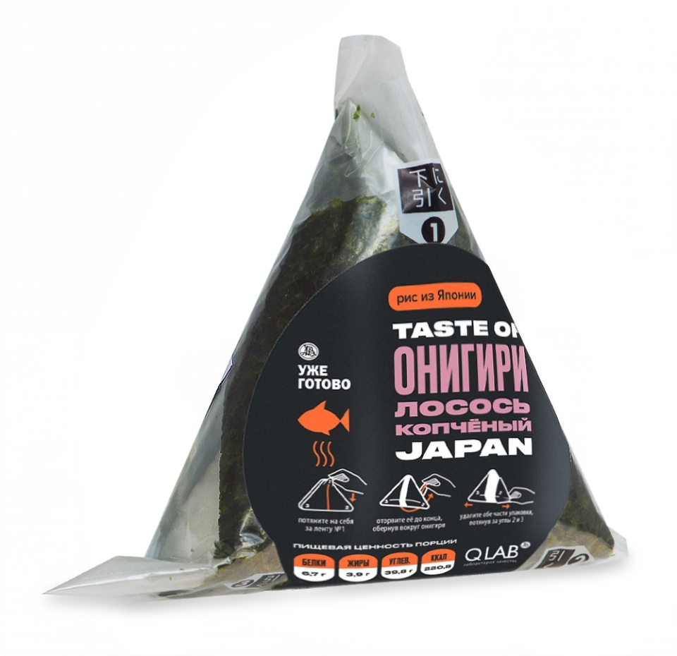 

Онигири с копчёным лососем, Taste of, «Уже готово» 110 г