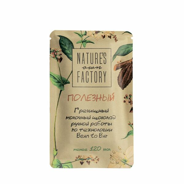 Шоколад Молочный гречишный Nature's own factory
