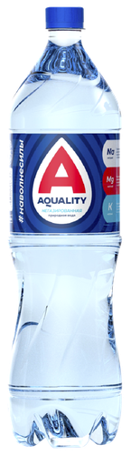 

Вода минеральная Aquality Лучистая негазированная 1.5 л