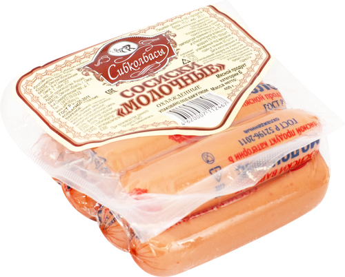 

Сосиски Сибколбасы Молочные 400 г