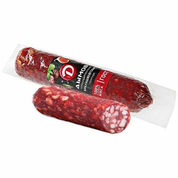 Колбаса сырокопченая Дымов Брауншвейгская