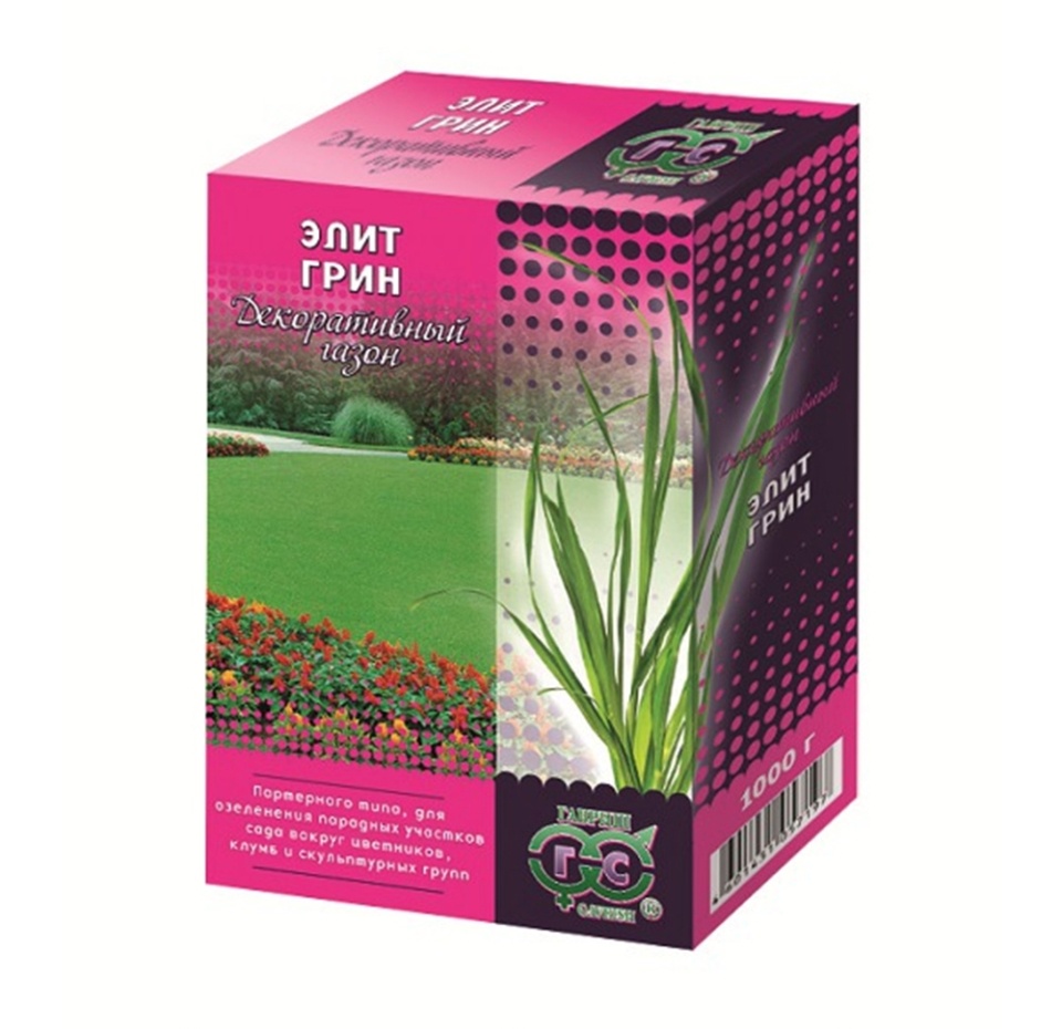 

Газон декоративный Гавриш Элит грин 1 кг