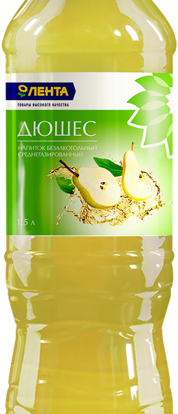 Напиток ЛЕНТА Дюшес среднегазированный, 1.5л