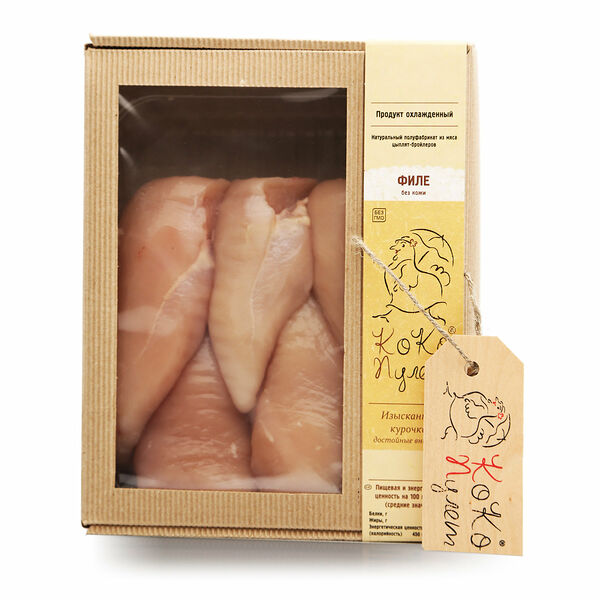 Филе грудки цыплёнка-бройлера охлаждённое ТМ Коко Пулет