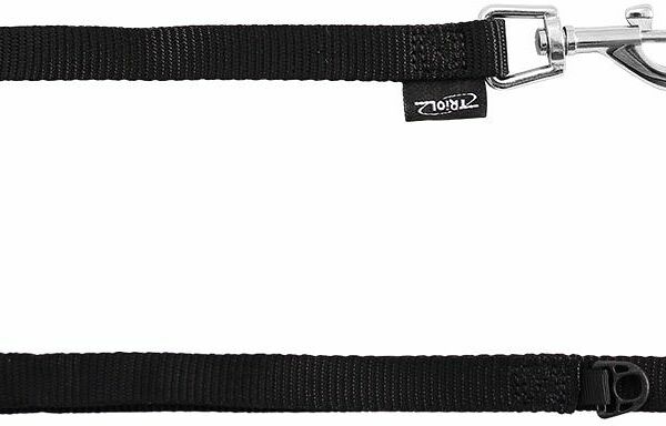 Поводок Triol Стандарт нейлон черный для собак М 2 см*1,2 м