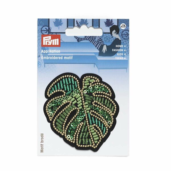 926672 Термоаппликация 'Лист фикуса' 1шт, Prym