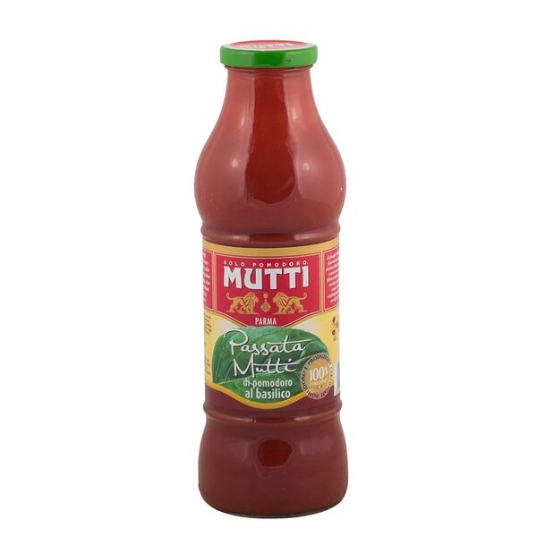 Томаты Mutti passata перетертые с базиликом
