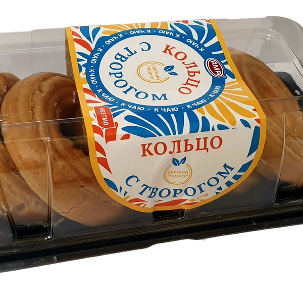 Пирожное АМА Кольцо с творогом