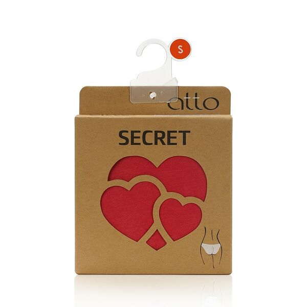 Женские трусы-слипы Atto Secret, малиновые, S