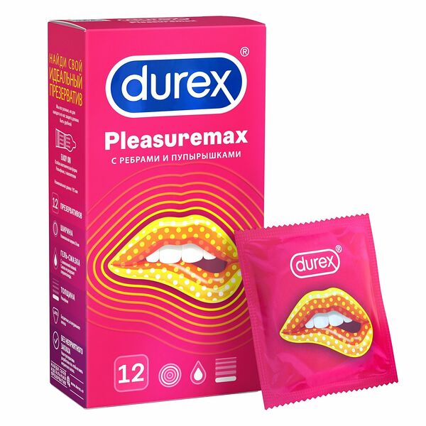 Презервативы Durex Pleasuremax 12 шт