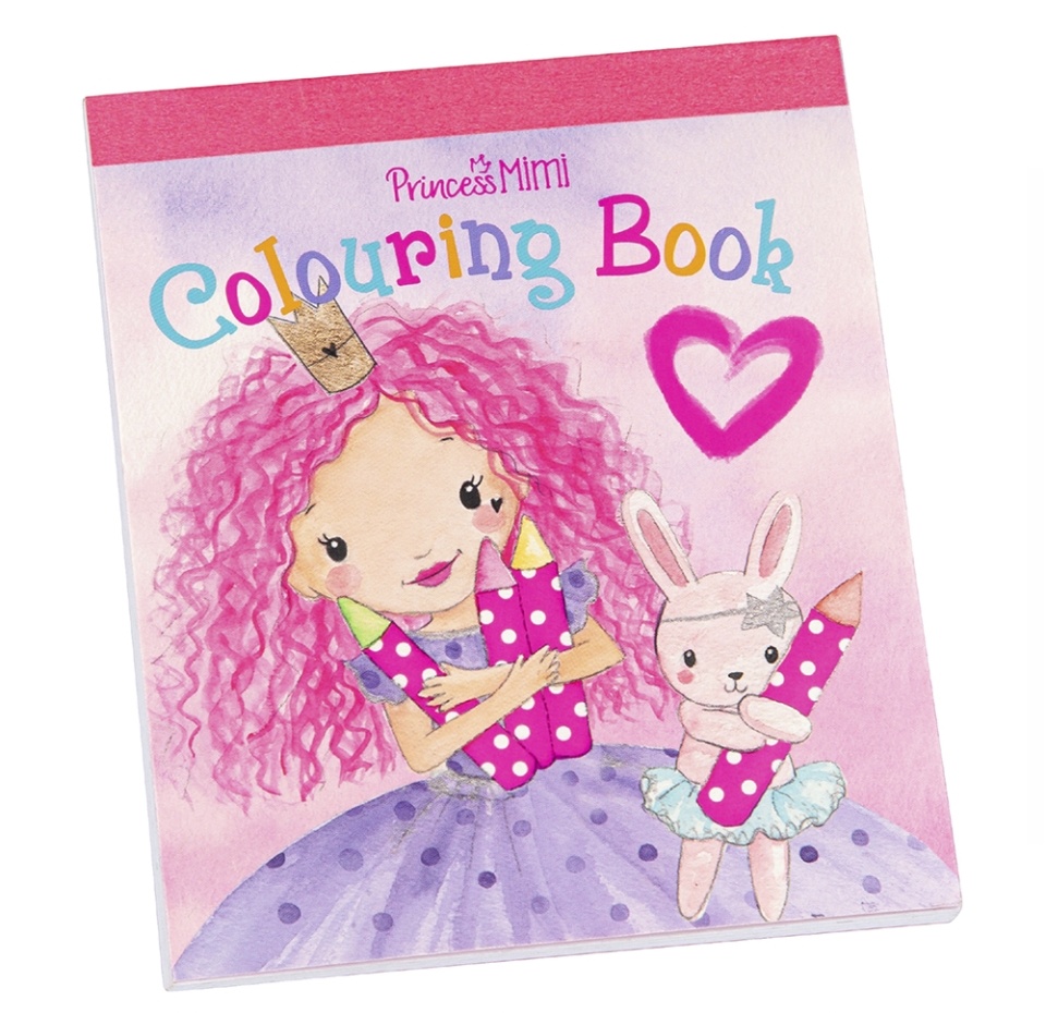 

Альбом для раскрашивания с восковыми мелками, Princess Mimi, Тайвань