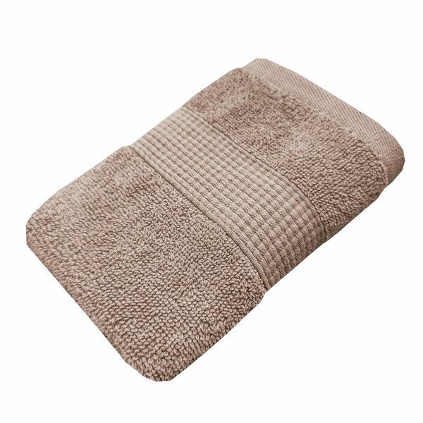 Полотенце махровое бежевое Маркет, 30х50см