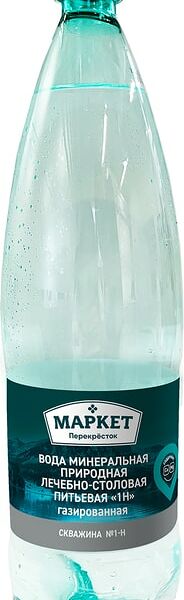 Вода Маркет Перекресток Лечебно-столовая 1Н газированная 1.5л