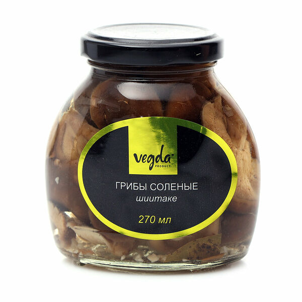 Грибы шиитаке соленые ТМ Vegda (Вегда)