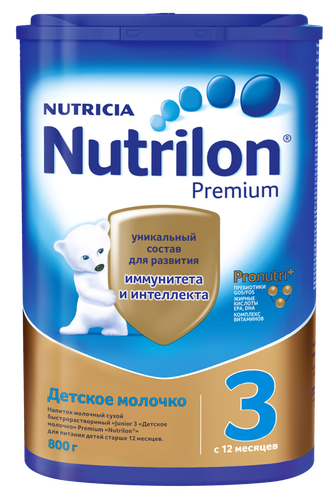 

Молочко детское NUTRILON Premium 3, с 12 месяцев, 800г