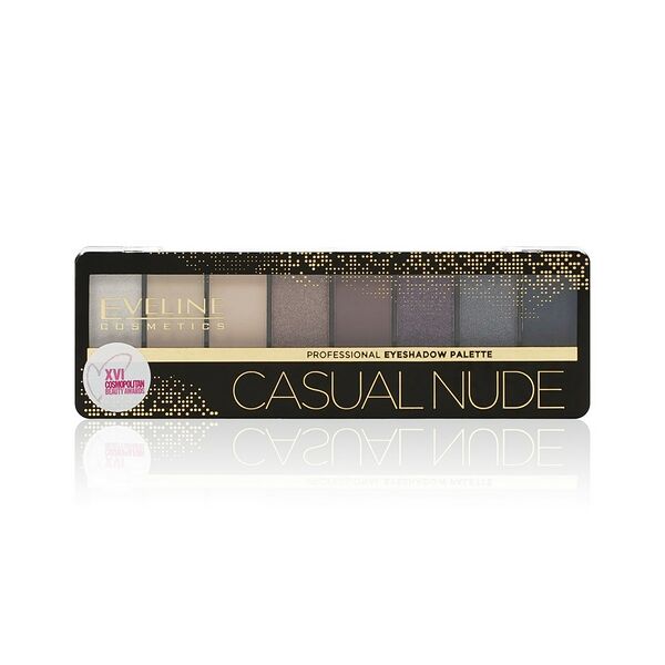 Палетка теней для век Eveline Professional Eyeshadow Palette тон 04 Casual nude