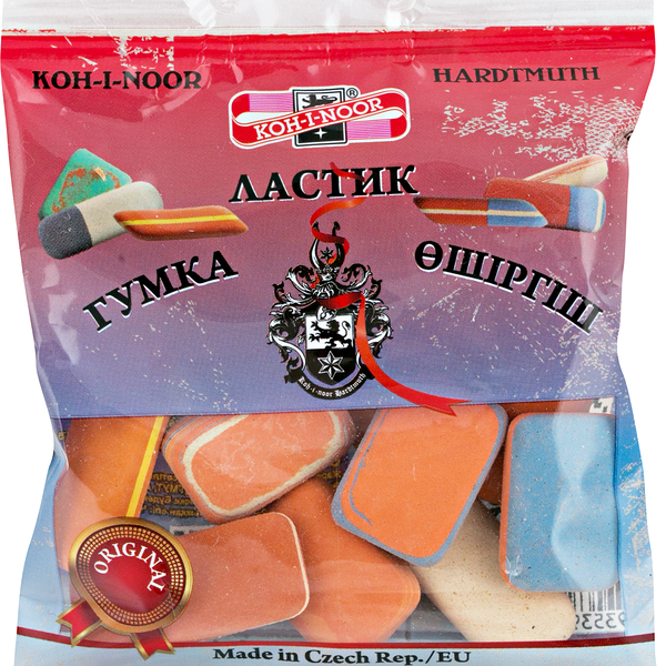 Ластики Pebble (Пебль) 8 шт ТМ Koh-i-noor (Кох-и-Нур)