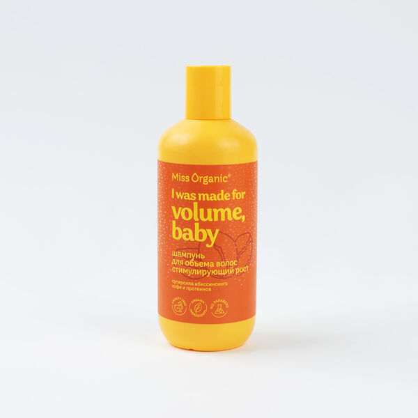 Шампунь для объема волос стимулирующий рост, Miss Organic I Was Made for Volume, Baby 290мл