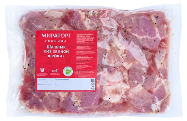 

Шашлык из свиной шеи Мираторг