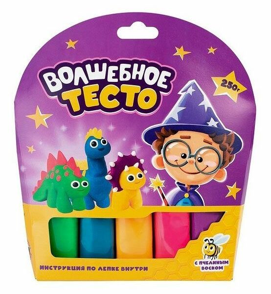 Тесто для лепки Волшебное тесто Динозаврики