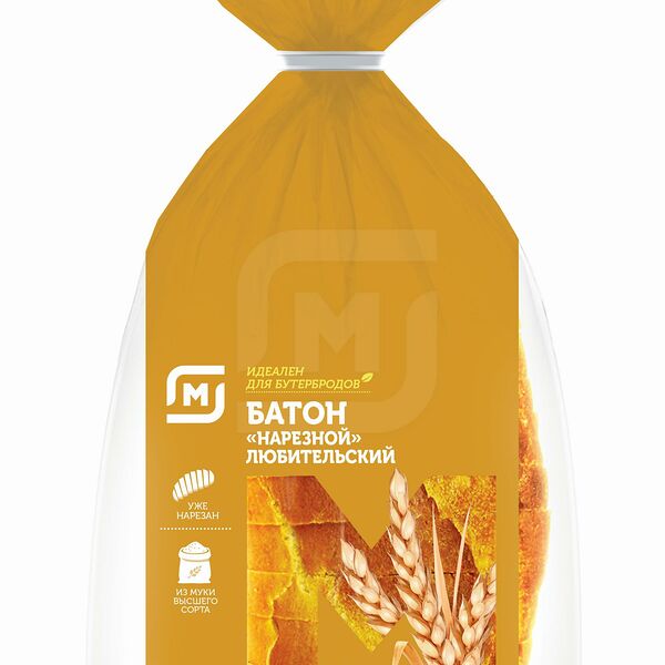 Батон Магнит Нарезной любительский в нарезке