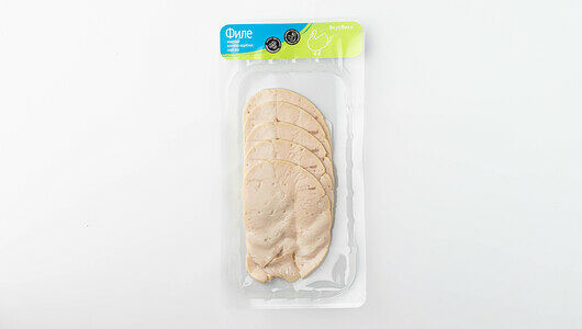 Филе индейки копчено-вареное, нарезка