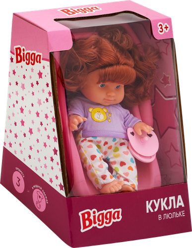 

Набор игровой Bigga Кукла в люльке 3 предмета